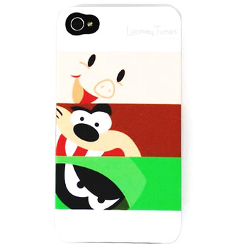 飞尚（Freeson）iPhone4/4S专用 华纳卡通保护壳（乐意通系列 白色）