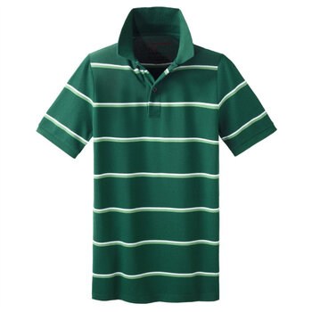 Giordano佐丹奴 Polo 男炫彩个性横间修身POLO 01012014 绿色 XL