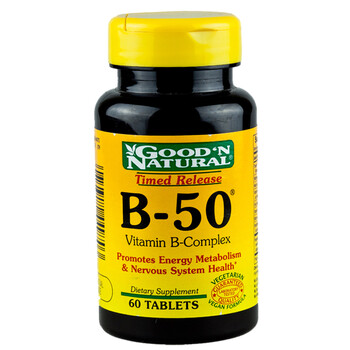好自然GoodˊN Natural 复合B族-50营养片V维生素B-抗疲劳(60片/瓶)进口