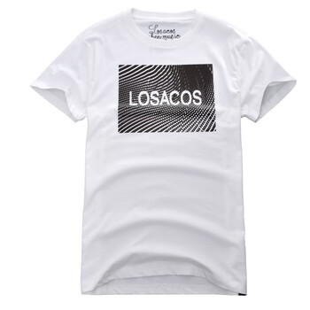 LOSACOS洛赛克斯短袖纯棉时尚休息T恤 12312406-01 XXL