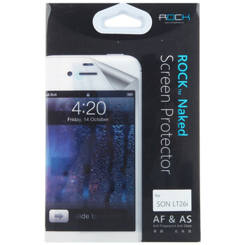 洛克（ROCK）SONY LT26I Xperia S AF&AG 裸膜系列 防指纹 完美磨砂膜