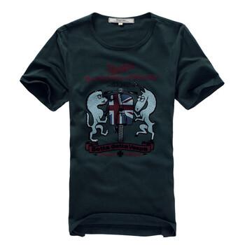 佐肯EingeZogen时尚百搭英伦风圆领T恤YT12011D040 蟹青色 XXL