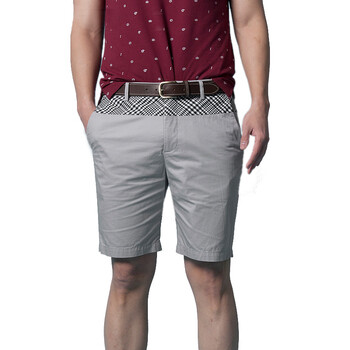 I'm David爱大卫夏装韩国正品男装休闲短裤DLPT310B 浅灰色 175/100/L