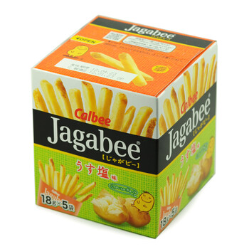 日本原装进口食品 卡鲁比 大包盐味薯条棒 90g #0385