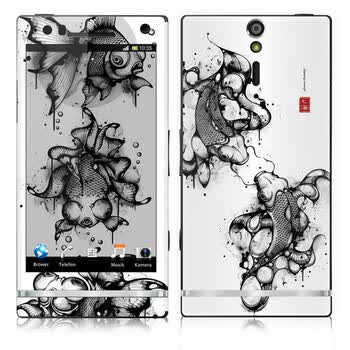 IdeaSkin 索尼 LT26i/Xperia S/Xperia Arc HD 皮肤 对鲤 外壳保护套皮贴膜 BDGC702078