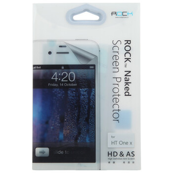 洛克（ROCK） HTC Edge One X S720E 至尊 HD&AS 裸膜系列 防刮花 高透膜