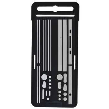 优胜仕（USAMS）苹果iPhone4s 双色边贴 手机保护贴（灰色边贴+白色小细边）适用于苹果iPhone4s