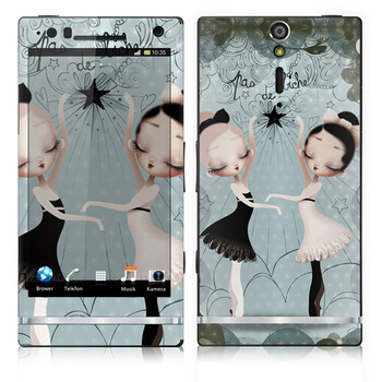 IdeaSkin 索尼 LT26i/Xperia S/Xperia Arc HD 皮肤 双人芭蕾 外壳保护套皮贴膜 BDGC612063