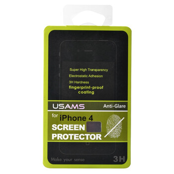 优胜仕（USAMS）苹果iPhone4s 保护膜 十字纹背贴+磨砂前膜 适用于苹果iPhone4/4s