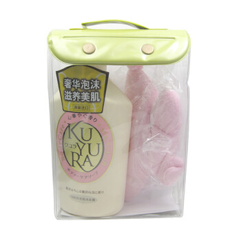 资生堂可悠然美肌沐浴露(欣怡幽香) 500ml 感谢装 送浴绵