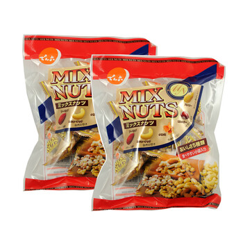 日本原装进口食品 坛六 什锦杏仁 153.5g*2包 #5179