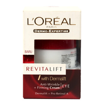 L'oreal欧莱雅活力紧致眼霜15ML 淡化黑眼圈 抗皱去浮肿