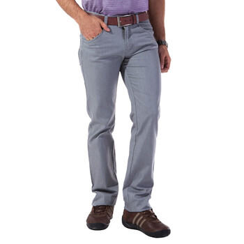 柒牌 SEVEN男装男裤牛仔裤修身长裤799S802292 浅灰色 40(3.12尺)104cm