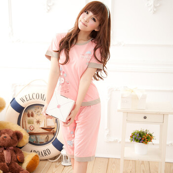 2012苏泽尔可爱棉质圆领家居服睡衣女款73045 XL