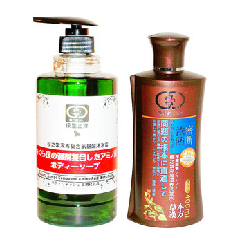 樱之棠沐浴洗发组合（氨基酸保湿止痒沐浴露720ML＋深层滋养洗发水400ML）