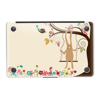 SkinAT 苹果笔记本MacBook底部保护贴膜 3M材料 荡秋千的兔兔 Pro 15 (Retina)