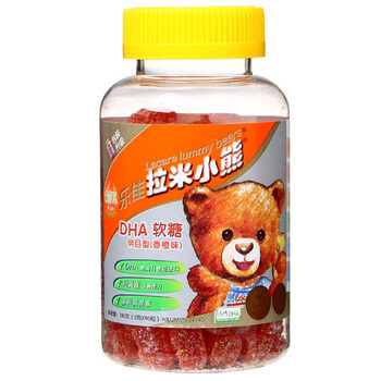 乐佳拉米小熊DHA软糖明目型（香橙味）90粒