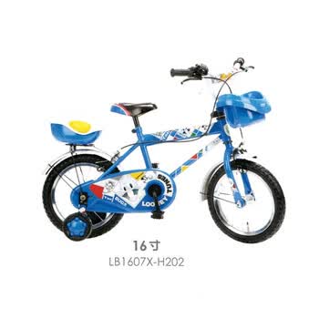 小龙哈比自行车LB1607-H202(蓝) 蓝色 12寸