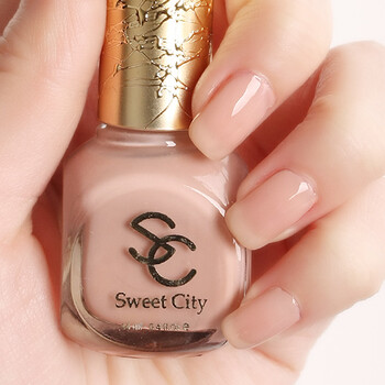 法国正品Sweet City环保果冻色指甲油14ml 果冻裸肤色MM126