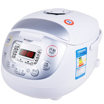 鸿智（hallsmart） HR-FS503 5L 四位数码电脑方煲（灰色）