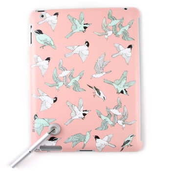 Snowkids ipad2保护壳触控笔套装 设计师系列 牧鸟（保护壳、触控笔完美结合，创意支架）