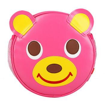 FUNNIMALS 多色PVC幼儿双肩包 可爱动物背包 玫红小熊 直径25cm 侧宽9cm