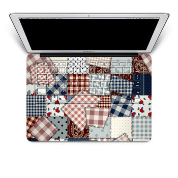 SkinAT 苹果笔记本MacBook手托保护贴膜 含键盘 3M材料 布艺 Pro 15