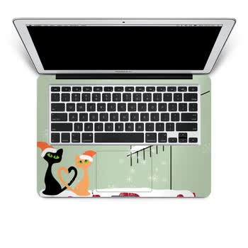 SkinAT 苹果笔记本MacBook手托保护贴膜 不含键盘 3M材料 爱在圣诞 Pro 15 (Retina)