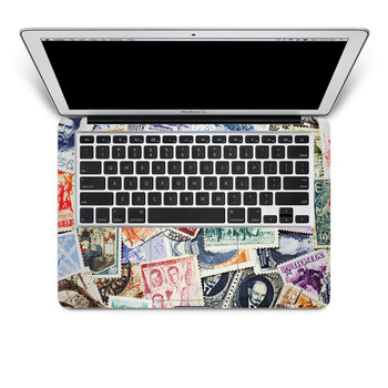SkinAT MacBook手托贴膜 不含键盘 彩色邮票 Pro 15 (Retina)