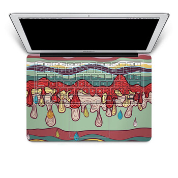 SkinAT 苹果笔记本MacBook手托保护贴膜 含键盘 3M材料 滴露 Pro 15 (Retina)