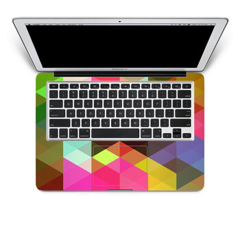 SkinAT 苹果笔记本MacBook手托保护贴膜 不含键盘 3M材料 幻彩菱形 Pro 15 (Retina)