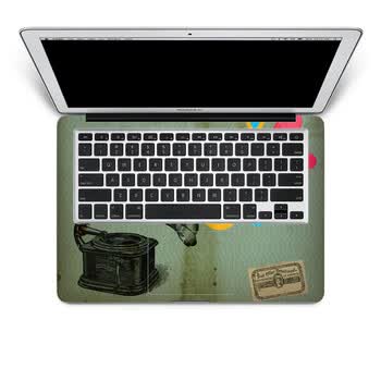 SkinAT 苹果笔记本MacBook手托保护贴膜 不含键盘 3M材料 怀旧卡 Air 11