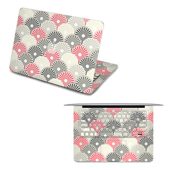 SkinAT 苹果笔记本MacBook全套保护贴膜 3M材料 日式花纹 Air 11