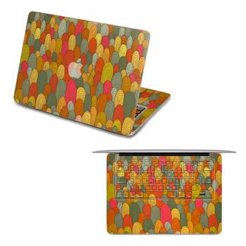 SkinAT 苹果笔记本MacBook全套保护贴膜 3M材料 密指纹 Air 13 2011款