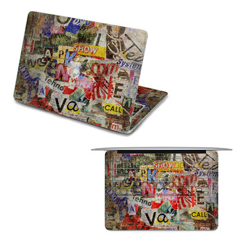 SkinAT 苹果笔记本MacBook全套保护贴膜 3M材料 破旧墙 Air 13 2011款