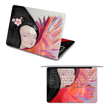 SkinAT 苹果笔记本MacBook全套保护贴膜 3M材料 水彩女孩 Pro 15 (Retina)