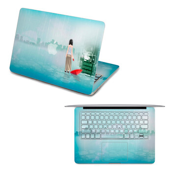 SkinAT 苹果笔记本MacBook全套保护贴膜 3M材料 巷口女孩 Air 13 2011款