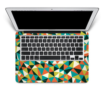 SkinAT 苹果笔记本MacBook手托保护贴膜 不含键盘 3M材料 菱形组合 Pro 13