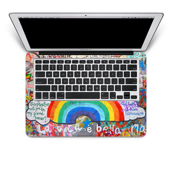 SkinAT 苹果笔记本MacBook手托保护贴膜 不含键盘 3M材料 涂鸦墙2 Pro 15 (Retina)