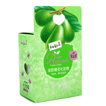 韩妙 幸福果子店绿野精灵化妆棉 80片