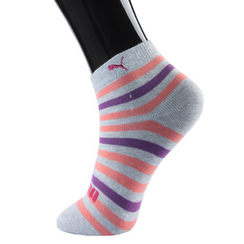 PUMA/彪马 童袜 短筒袜儿童袜 精梳棉袜精美条纹袜子 靛蓝 20-22cm