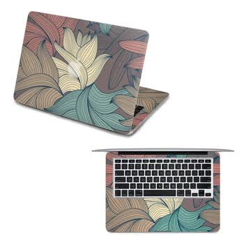 SkinAT 苹果笔记本MacBook全套保护贴膜 不含键盘 3M材料 自由行走的花 Pro 15 (Retina)