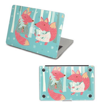 SkinAT 苹果笔记本MacBook外壳及底部保护贴膜 3M材料 狐狸过节 Pro 17