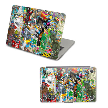 SkinAT 苹果笔记本MacBook外壳及底部保护贴膜 3M材料 像素画15 Pro 15 (Retina)