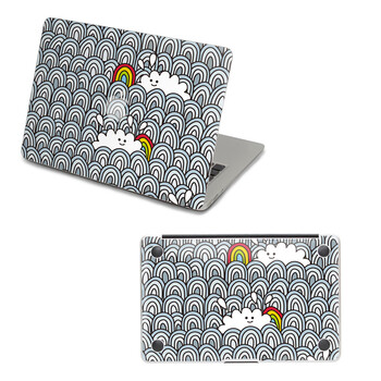 SkinAT 苹果笔记本MacBook外壳及底部保护贴膜 3M材料 云彩的生活 Pro 15 (Retina)