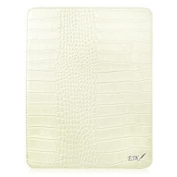 ESK 602 The new iPad/iPad2 鳄鱼纹超薄保护套 白色 智能休眠