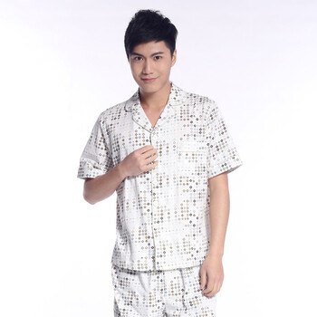 顶瓜瓜/顶呱呱 男士休闲运动家居服套装 DJJMX-30461 白色 185