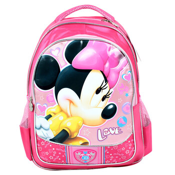 迪士尼DISNEY 小学生书包 米奇双肩背包 M0420 桃色