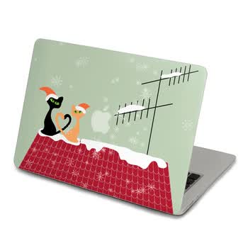 SkinAT 苹果笔记本MacBook外壳A面保护贴膜 3M材料 爱在圣诞 Pro 17