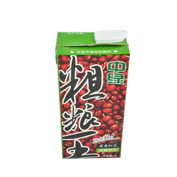 中绿 粗粮王浓香红豆1000mlx10盒/箱（简装）